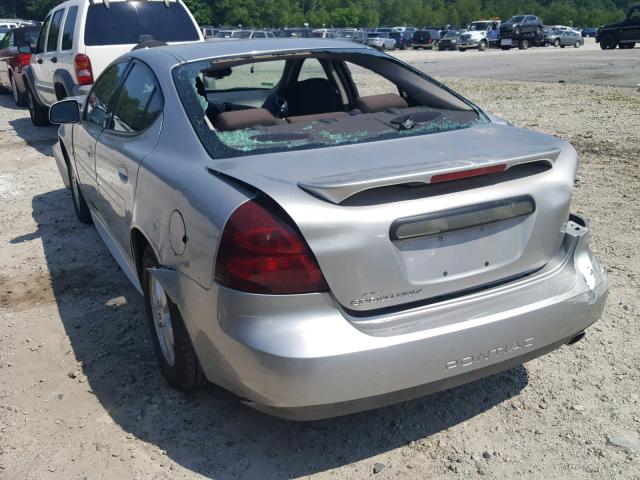 2G2WP552281134882 - 2008 PONTIAC GRAND PRIX ვერცხლისფერი ფოტო 3