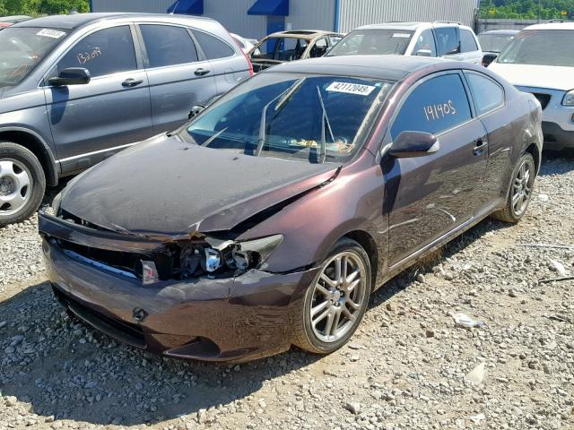 JTKDE3B76A0307732 - 2010 TOYOTA SCION TC იასამნისფერი ფოტო 2