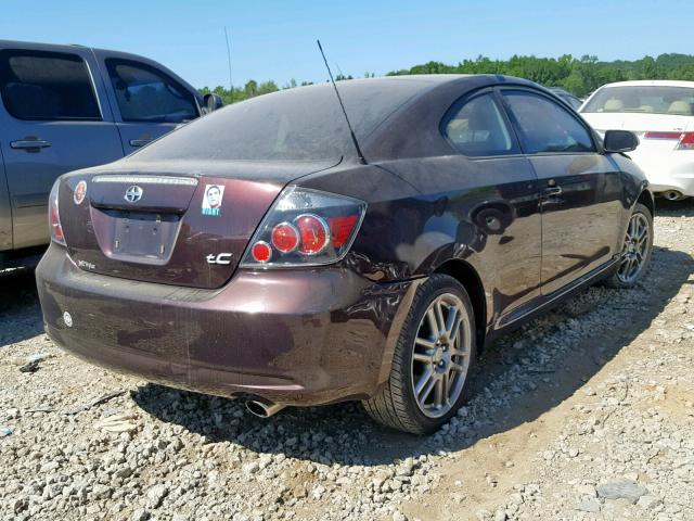 JTKDE3B76A0307732 - 2010 TOYOTA SCION TC იასამნისფერი ფოტო 4