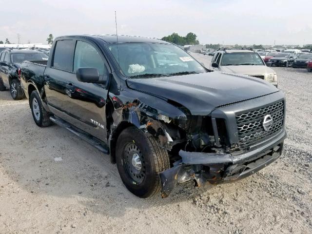 1N6AA1EK7JN501339 - 2018 NISSAN TITAN S BLACK photo 1