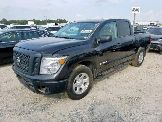 1N6AA1EK7JN501339 - 2018 NISSAN TITAN S BLACK photo 2