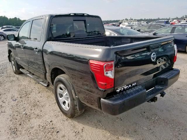 1N6AA1EK7JN501339 - 2018 NISSAN TITAN S BLACK photo 3