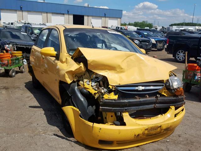 KL1TD66617B707842 - 2007 CHEVROLET AVEO BASE Sarı foto 1