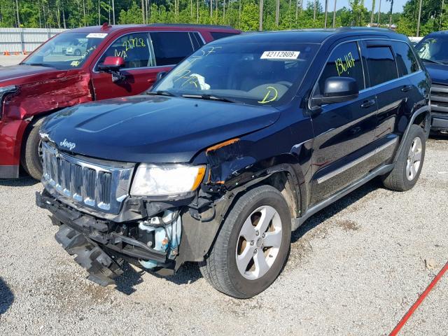 1J4RS4GG4BC513968 - 2011 JEEP GRAND CHER BLACK photo 2