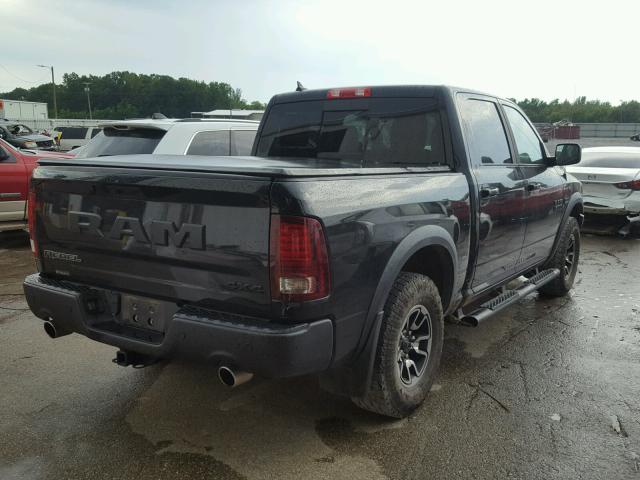 1C6RR7YTXHS567635 - 2017 RAM 1500 REBEL BLACK photo 4