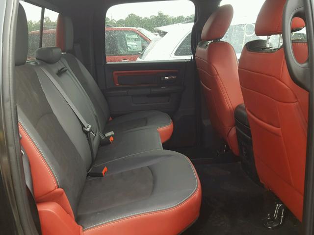 1C6RR7YTXHS567635 - 2017 RAM 1500 REBEL შავი ფოტო 6