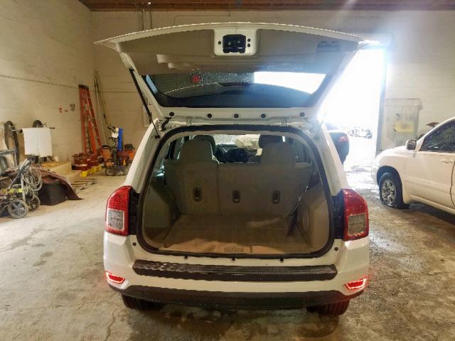 1J4NT1FB3BD246591 - 2011 JEEP COMPASS SP თეთრი ფოტო 9