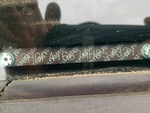 2HGFA16679H351331 - 2009 HONDA CIVIC LX-S Boz foto 10