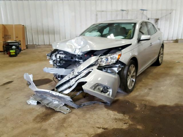 1G11H5SLXEF165553 - 2014 CHEVROLET MALIBU LTZ ვერცხლისფერი ფოტო 2