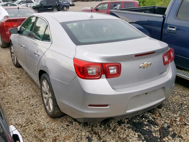 1G11H5SLXEF165553 - 2014 CHEVROLET MALIBU LTZ ვერცხლისფერი ფოტო 3