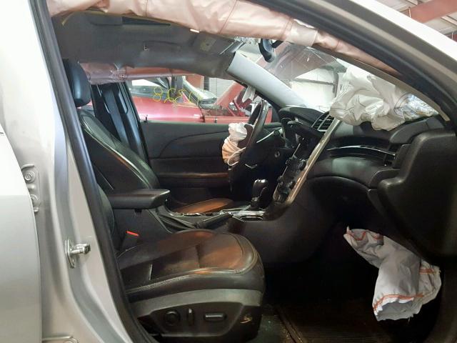 1G11H5SLXEF165553 - 2014 CHEVROLET MALIBU LTZ ვერცხლისფერი ფოტო 5