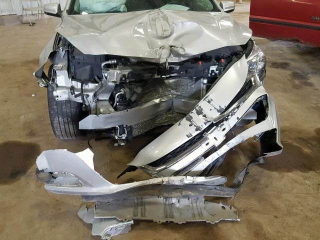 1G11H5SLXEF165553 - 2014 CHEVROLET MALIBU LTZ ვერცხლისფერი ფოტო 9