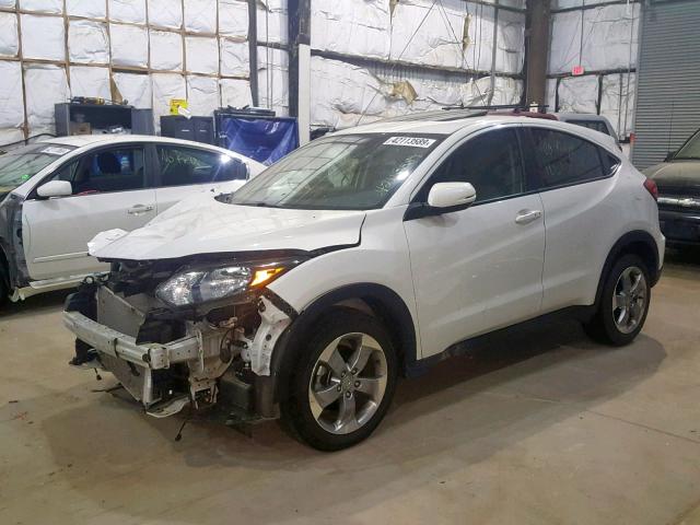 3CZRU5H57HM720407 - 2017 HONDA HR-V EX WHITE photo 2