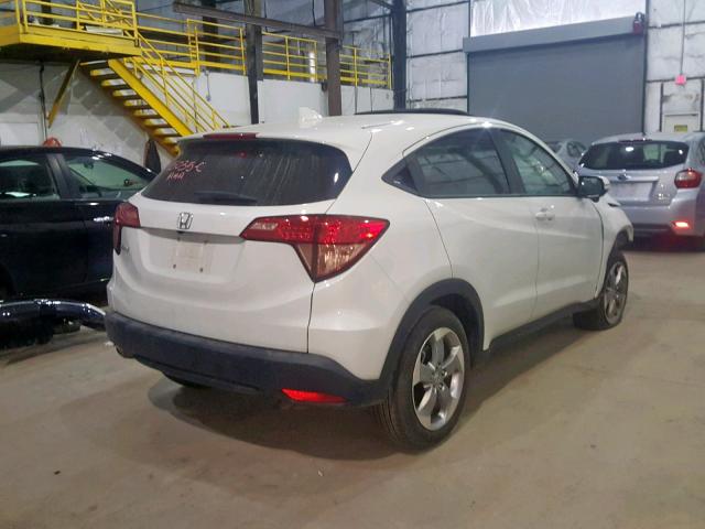 3CZRU5H57HM720407 - 2017 HONDA HR-V EX WHITE photo 4