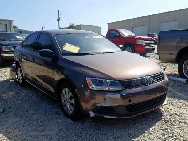 3VW2K7AJ9BM060214 - 2011 VOLKSWAGEN JETTA BASE BROWN photo 1