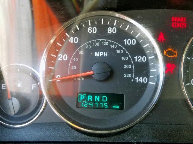 1J8HR58P57C522714 - 2007 JEEP GRAND CHER TAN photo 8