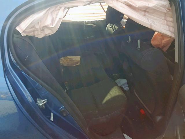 2HGFA16649H331750 - 2009 HONDA CIVIC LX-S BLUE photo 6