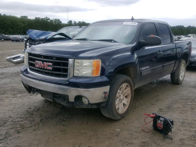 3GTEC13J88G302490 - 2008 GMC SIERRA C15 BLUE photo 2