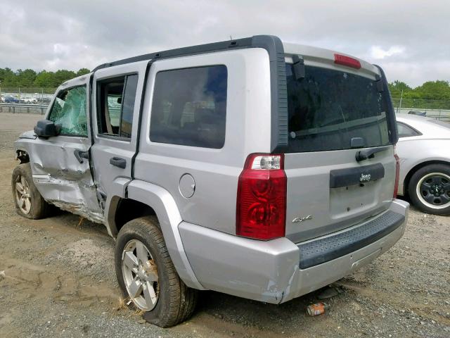 1J8HG48K76C131518 - 2006 JEEP COMMANDER SILVER photo 3
