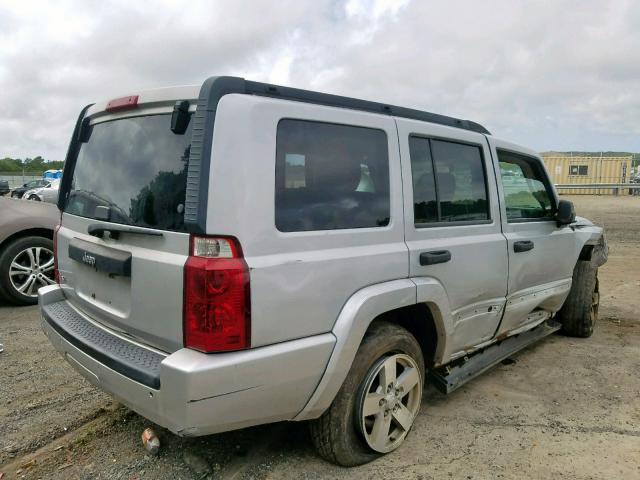 1J8HG48K76C131518 - 2006 JEEP COMMANDER SILVER photo 4