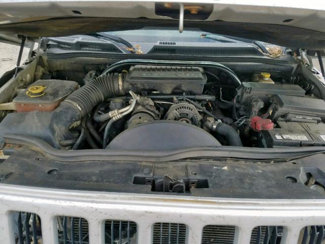 1J8HG48K76C131518 - 2006 JEEP COMMANDER SILVER photo 7