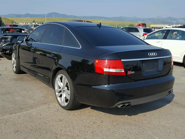 WAUDN74FX8N077111 - 2008 AUDI S6 QUATTRO BLACK photo 3