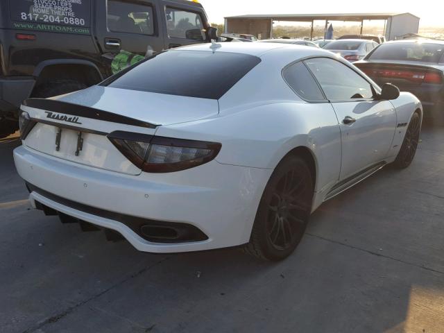 ZAM45ULA5D0068574 - 2013 MASERATI GRANTURISM WHITE photo 4