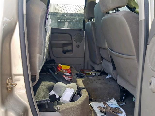 3D7KS28CX5G784936 - 2005 DODGE RAM 2500 S თაფლისფერი ფოტო 6