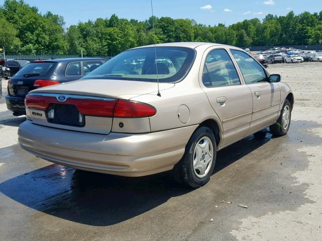 1FAFP6536XK201370 - 1999 FORD CONTOUR LX TAN photo 4