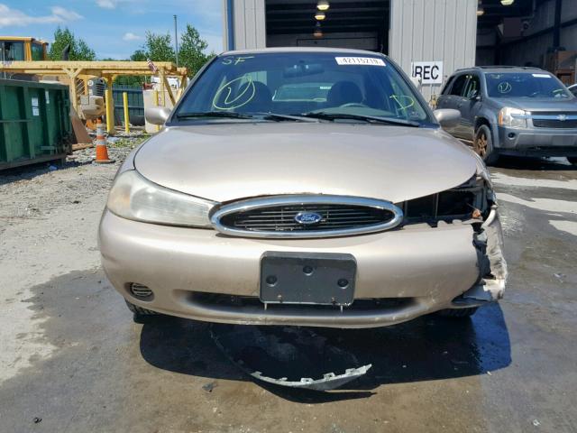 1FAFP6536XK201370 - 1999 FORD CONTOUR LX TAN photo 9