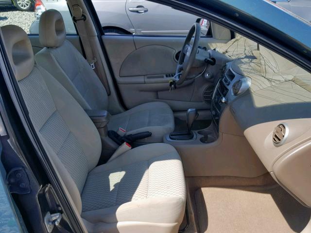 1G8AJ55F37Z172504 - 2007 SATURN ION LEVEL GREEN photo 5