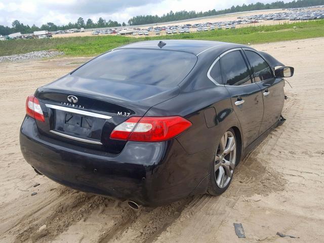 JN1BY1AP7DM513640 - 2013 INFINITI M37 BLACK photo 4