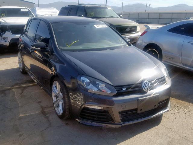 WVWPF7AJ5CW314323 - 2012 VOLKSWAGEN GOLF R BLACK photo 1