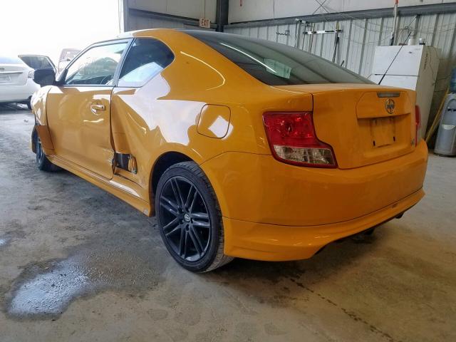 JTKJF5C76C3029717 - 2012 TOYOTA SCION TC ყვითელი ფოტო 3