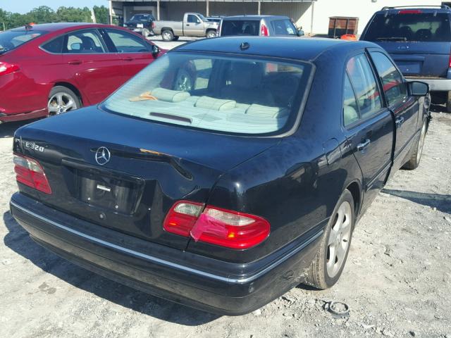 WDBJF65J52B492036 - 2002 MERCEDES-BENZ E 320 BLACK photo 4