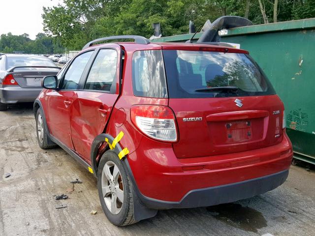 JS2YB5A38C6304266 - 2012 SUZUKI SX4 RED photo 3