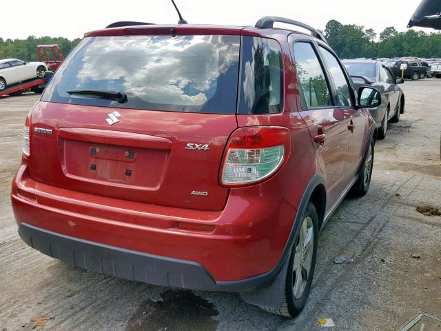 JS2YB5A38C6304266 - 2012 SUZUKI SX4 RED photo 4