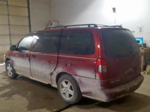 1GNDV13E43D132103 - 2003 CHEVROLET VENTURE LU RED photo 3