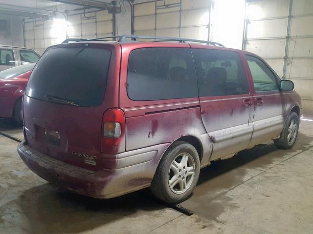 1GNDV13E43D132103 - 2003 CHEVROLET VENTURE LU RED photo 4