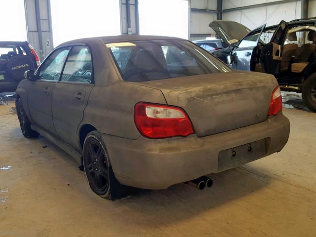 JF1GD29614G503707 - 2004 SUBARU IMPREZA WR GRAY photo 3