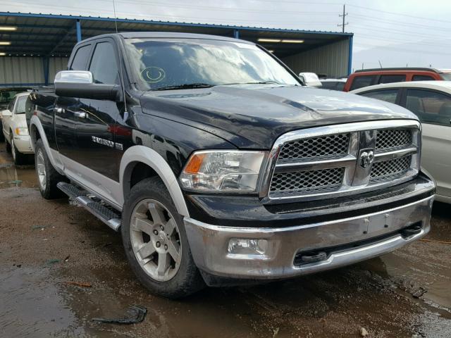 1C6RD7JT1CS247850 - 2012 DODGE RAM 1500 L BLACK photo 1