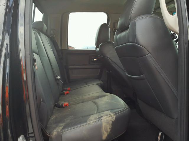 1C6RD7JT1CS247850 - 2012 DODGE RAM 1500 L BLACK photo 6