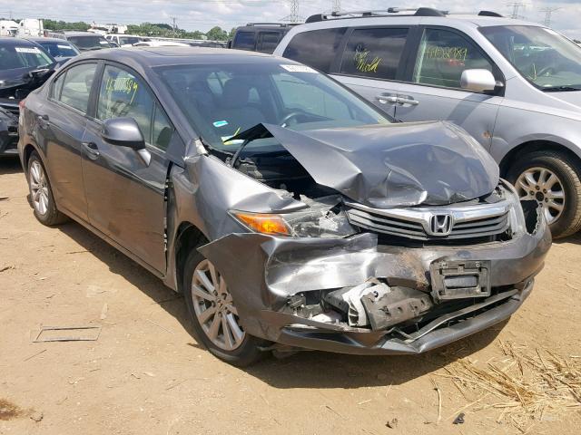 19XFB2F9XCE039213 - 2012 HONDA CIVIC EXL 灰色 照片 1