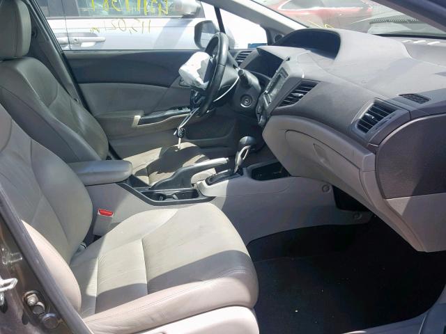 19XFB2F9XCE039213 - 2012 HONDA CIVIC EXL 灰色 照片 5