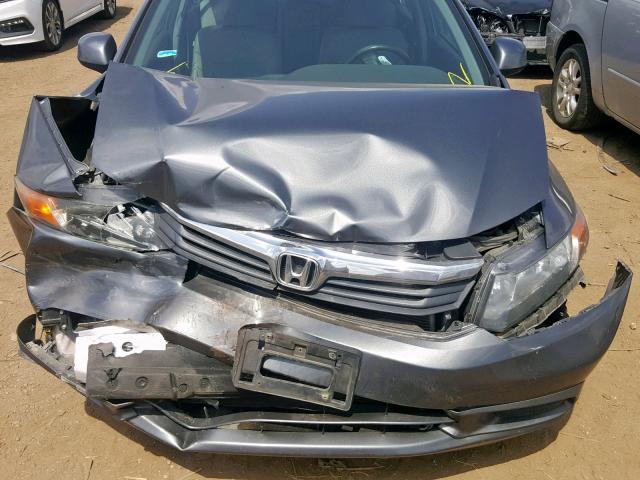 19XFB2F9XCE039213 - 2012 HONDA CIVIC EXL 灰色 照片 7