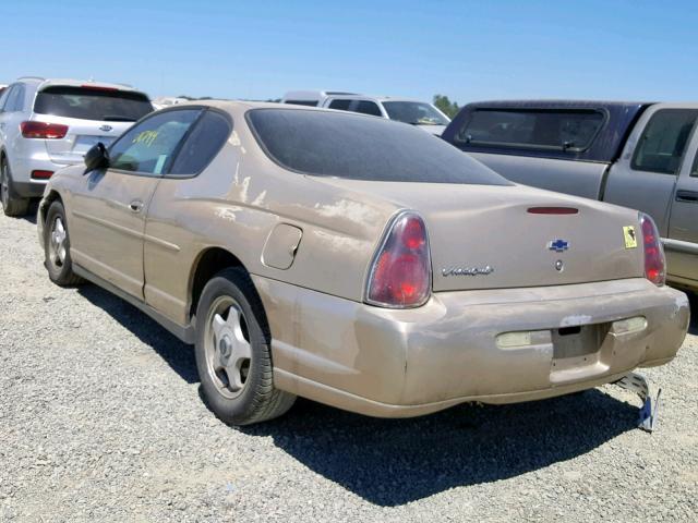 2G1WW12E149426002 - 2004 CHEVROLET MONTE CARL GOLD photo 3