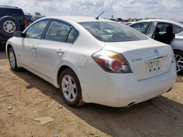 1N4CL21E59C163528 - 2009 NISSAN ALTIMA HYB WHITE photo 3