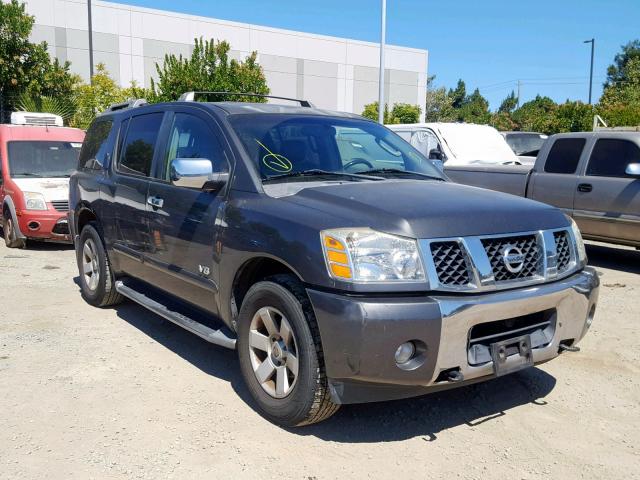 5N1AA08B25N702057 - 2005 NISSAN ARMADA SE GRAY photo 1