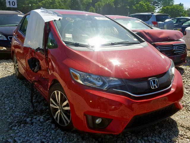 3HGGK5H87FM741933 - 2015 HONDA FIT EX RED photo 1