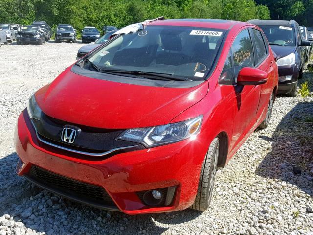 3HGGK5H87FM741933 - 2015 HONDA FIT EX RED photo 2